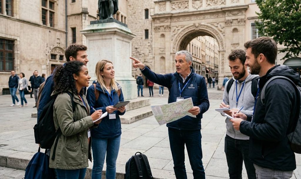 Formation guide touristique en extérieur